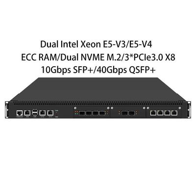 comprare Server Rackmount Zynshield 1U PVE ESXi CentOS Ubuntu Intel Xeon E5V3 40Gbps QSFP+ 3 slot PCIe X8, online manufacture