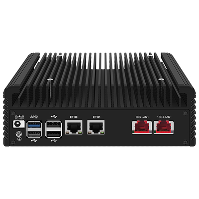 خرید Zynshield N305 دوگانه RJ45 2.5G دوگانه 10G RJ45 پورت های اترنت دوگانه SFP + درب روتر رومیزی online manufacture