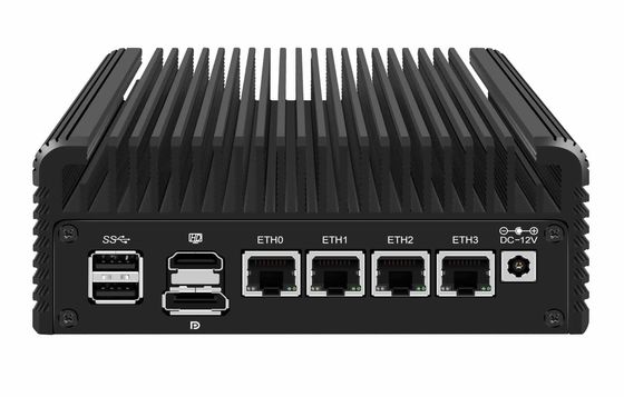 Buon prezzo Zzy Desktop Firewall Intel N100 Pfsense Ubuntu Linux 4*2.5g Rj45 Ethernet Ports in linea