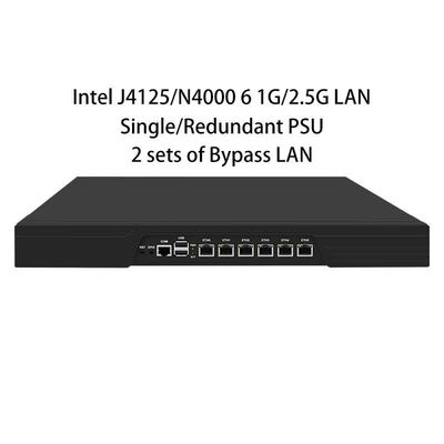 Buon prezzo Zynshield Firewall Rackmount 1U con Bypass Redundante OPNsense PfSense OpenWRT J4125 6 porte LAN 2.5G Basso Consumo in linea
