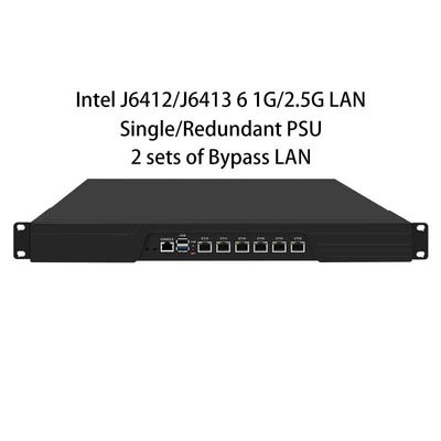 Buon prezzo Zynshield 1U Rackmount Redundant Firewall Bypass OPNsense PfSense OpenWRT J6412 6 2.5G LAN in linea