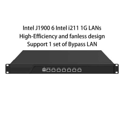 Buon prezzo Zynshield Firewall Rackmount 1U OPNsense PfSense OpenWRT J1900 6 Intel 1G LAN in linea
