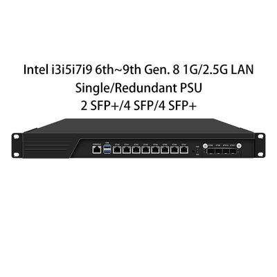 Buon prezzo Zynshield Firewall Rackmount 1U i3i5i7 6a~9a generazione 8 2.5G 2SFP+ 4SFP+ Bypass Ridondante PCIe X8 in linea