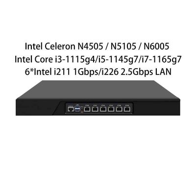 Buon prezzo Zynshield Firewall Rackmount 1U OPNsense PfSense OpenWRT N5105 i3i5i7 11a Generazione 6 Intel 2.5G LAN in linea
