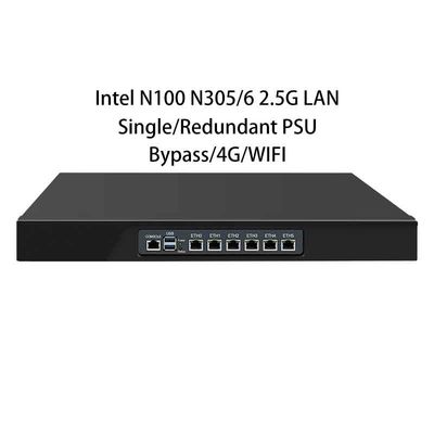 Buon prezzo Zynshield 1U Rackmount Firewall PfSense N100 I3-N305 6 2.5Gbps LAN Bypass Redundante 4G Wifi in linea