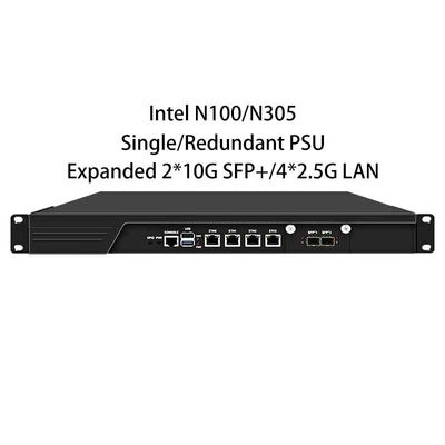 Buon prezzo Zynshield Firewall Rackmount 1U N100 I3-N305 4 LAN 2.5Gbps 2 SFP+ 10Gbps Bypass Ridondante in linea