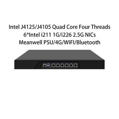 Buon prezzo Zynshield 1U Rackmount Firewall pfSense OPNsense Ubuntu CentOS J4125 4G Wifi 6 2.5G LAN in linea