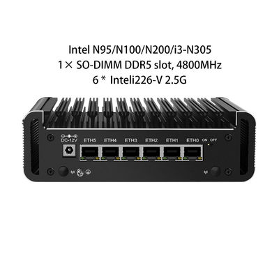 Buon prezzo Zynshield Firewall Intel N100 Ubuntu Linux Ros 6*2.5g Rj45 Porti Ethernet in linea