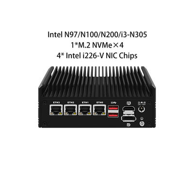 Buon prezzo Zynshield Desktop Firewall Intel N100 Pfsense Ubuntu Linux 4*2.5g Rj45 Porti Ethernet in linea