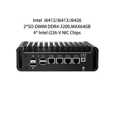 Buon prezzo Zynshield Desktop Firewall Intel J6412 Pfsense Ubuntu Linux 4 Intel i226-V 2.5GB in linea