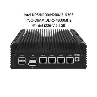 Buon prezzo Zynshield Desktop Firewall Intel N100 Pfsense Ubuntu Linux 4*2.5g Rj45 Porti Ethernet in linea