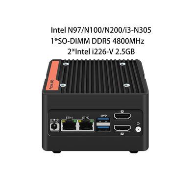 Buon prezzo Zynshield Pfsense Ubuntu Windows Intel N100 Mini PC 2*2,5G Mini computer RJ45 in linea