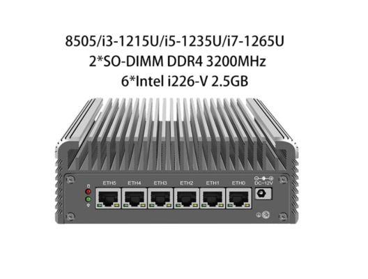 Buon prezzo Zynshield Firewall Intel i3-1215U Pfsense Ubuntu Linux 6 2.5g Rj45 Porti Ethernet in linea