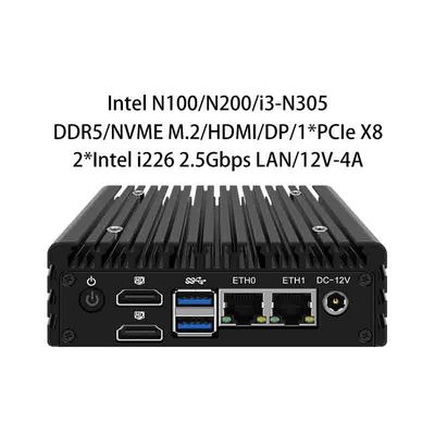 Buon prezzo Zynshield Desktop Firewall Intel N100 N200 N305 Dual 2.5G LAN 2 HDMI 2 USB 3.2 WIFI 6 Modulo TPM in linea