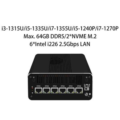 Buon prezzo Zynshield Desktop Firewall PVE Esxi i3i5i7 12th. 13th. i5-1240P i7-1370P 8K Tipo C Wi-Fi 7 in linea
